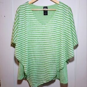 Pure Essence Pullover Poncho Layered Tunic Top Medium Medium